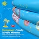thumbnail image 3 of Kids Paddling Pool Inflatable Kiddie Pool 3 Ring Cycles 110cm x 30cm Swimming Pool Indoor&Outdoor Baby Toddler Water Game-Blue, 3 of 5