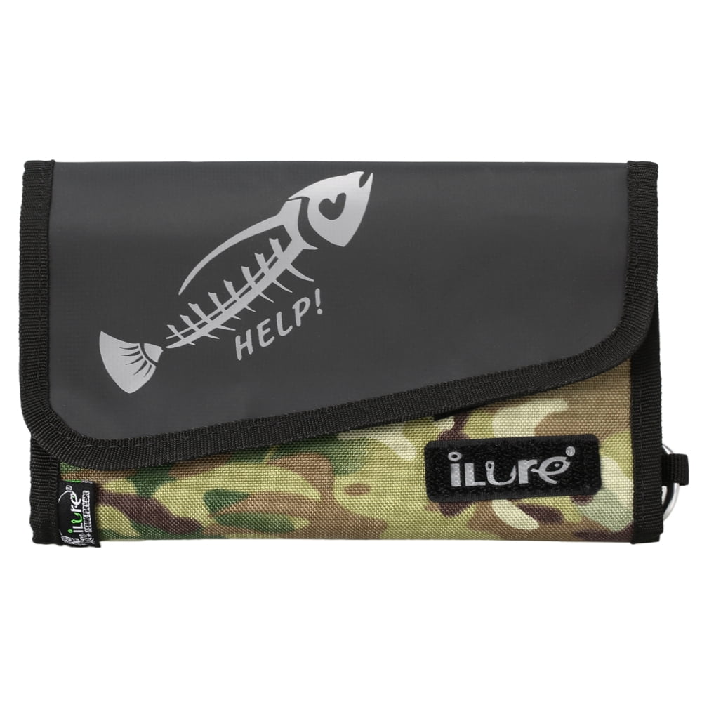 Fishing Jig Bag Portable Folding Fishing Bag Pouch for Soft Lures Baits