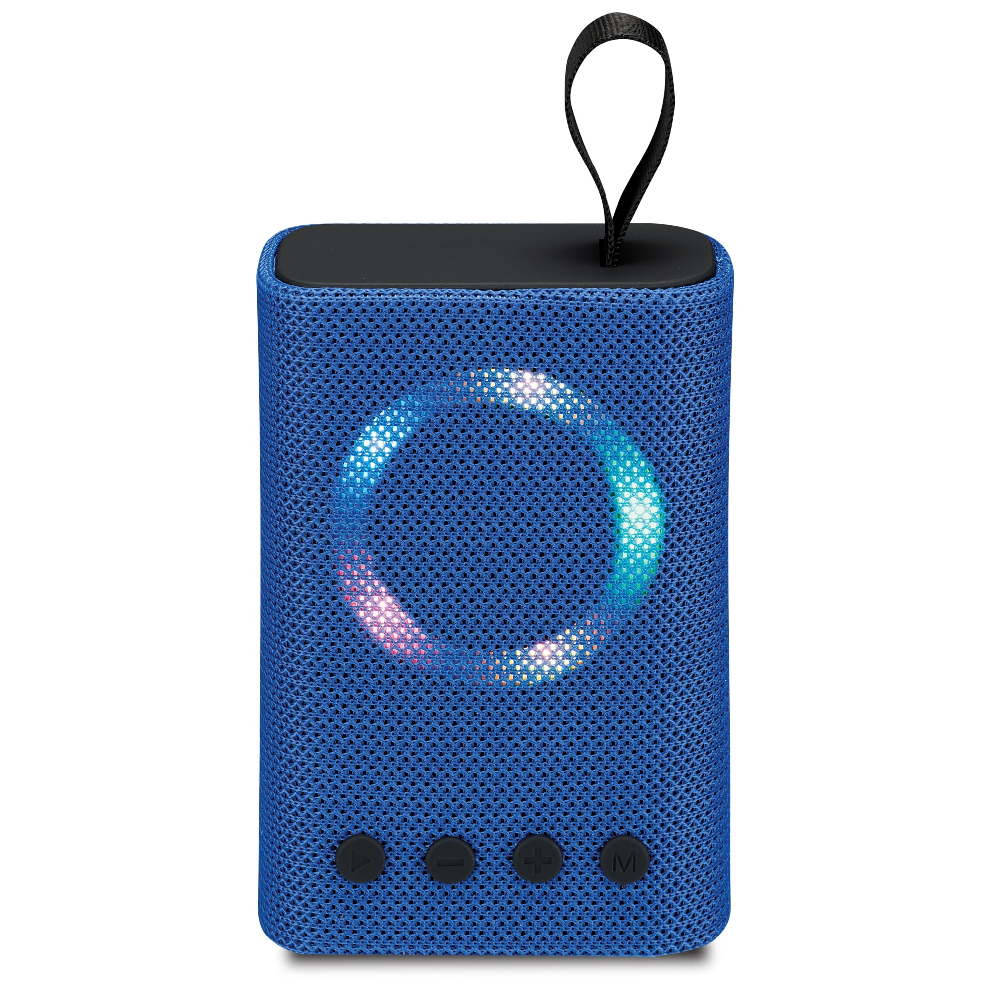 iLive v5.0 Bluetooth Mini Wireless Speaker with LED Light Effects, ISB102, Blue