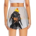 thumbnail image 4 of Fotbe Dachshund Sitting in Bathtub Womens High Waist Running Shorts Athletic Workout Quick Dry Shorts for Women with Pockets Gym Yoga Summer Shorts-Small, 4 of 9