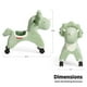 thumbnail image 2 of Radio Flyer Dash The Rolling Dinosaur, juguete para montar para niños de 1 a 3 años, juguete de dinosaurio verde para niños, 2 of 2