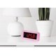 thumbnail image 3 of HANNLOMAX HX-117CR Radio despertador, radio PLL AM/FM, pantalla LED roja de 1,2", alarma dual, despertador con radio o zumbador (rosa), 3 of 5