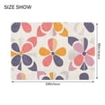 thumbnail image 4 of Yayeee Bath Rug for Bathroom Floor Non Slip Rectangle Fluffy Soft Absorbent Mat, 16"x24", Purple Retro Flower, 4 of 7
