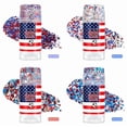 thumbnail image 2 of SDOHIG Red White Blue Glitter Stick for Face Hair Body, 4th of July Patriotic Body Sparkle, Star-Shaped Glitter Mix, Waterproof & Long-Lasting, Festival Essential, 15g Style E, 2 of 7