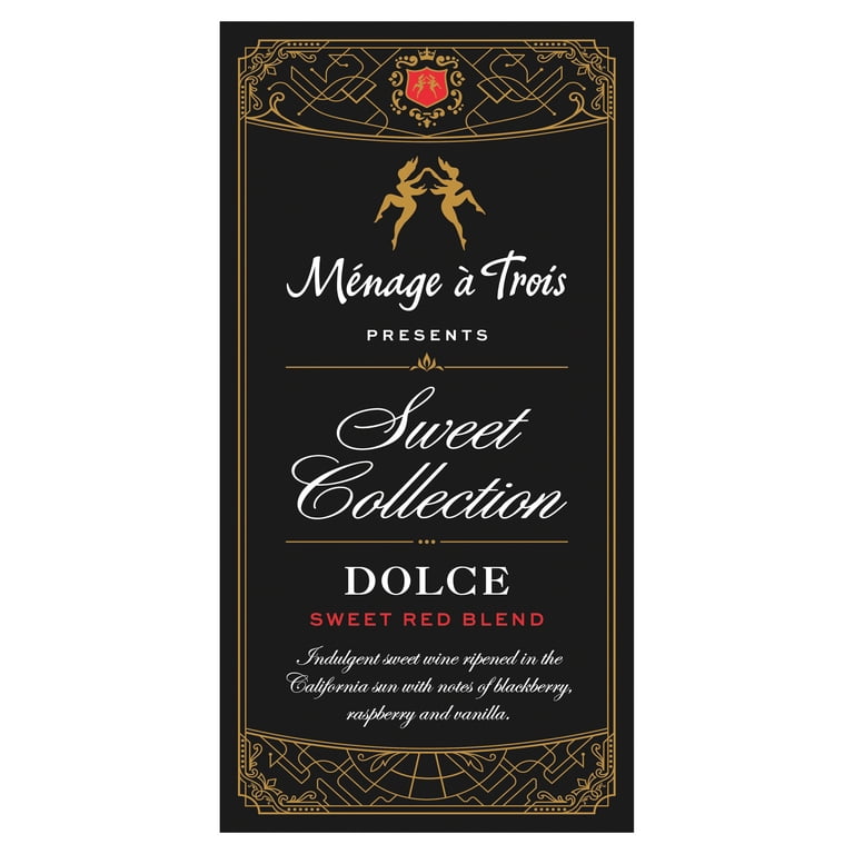Menage a Trois Sweet Collection Dolce Sweet California Red Wine
