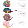 thumbnail image 4 of 4 Pcs Lacets Imprimés Colorés Remplacement Chic Polyester Accessoires de Chaussures Lacets, 4 of 6