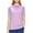Purple1, variant on GigrtiJin Business Casual T-Shirt for Women Solid Color Lapel Short Sleeve Button Work Tops Blouse
