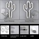 thumbnail image 5 of Letrero de Neón de Cactus Foohvr Luz LED Decoración de Habitación Operada por USB, 5 of 5