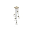 thumbnail image 4 of Living District Baxter 18 Inch Pendant Clear Shade in Satin Gold, 4 of 10