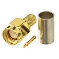 thumbnail image 1 of Saide 10 conectores SMA macho rectos para cable RG58 RG400 RG142 LMR195 (paquete de 10), 1 of 3
