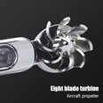 thumbnail image 2 of 1 par de luces LED para vehículos luz de conducción diurna LED para coche con energía eólica (blanca), 2 of 6