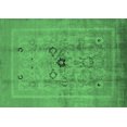 thumbnail image 1 of Ahgly Company Indoor Rectangle Oriental Emerald Green Industrial Area Rugs, 4' x 6', 1 of 4