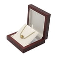 thumbnail image 1 of Luxury Wood Necklace Box, Velvet Interior Jewelry Gift Box Case With Presentation Led Light, Fancy Bracelet Chain Pendant Boxes, 1 of 5