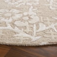 thumbnail image 3 of SAFAVIEH Glamour Braylon Abstract Area Rug, Beige/Ivory, 6' x 6' Round, 3 of 10