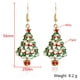 thumbnail image 4 of 5 Pares de Pendientes Colgantes de Gancho / Perno de Oreja Regalos de Navidad para Niñas Y Mujeres Salvador pendiente de tema navideño, 4 of 10