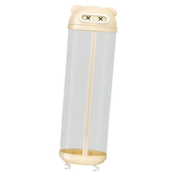 Caja de almacenamiento de caja de juguetes contenedor portátil estable lindo contenedor alto organizador contenedor para guardería rompecabezas de la amarillo