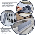 thumbnail image 2 of Kitchen Sink Splash Guard - Silicone Splash Guard for Water Sink, Bathtub, Faucet, Sink Backsplash Guard Behind Faucet (19.7*4.9 Inch) – Grey, 2 of 6