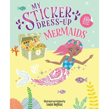 LOUISE ANGLICAS: My Sticker Dress-Up: Mermaids (Paperback)