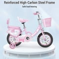 thumbnail image 3 of Vélo pour Enfants 12-20 Po Bicyclette pour Filles de 3 à 13 Ans avec Roues Stabilisatrices Panier Filet de Protection Roue Fash, 3 of 7