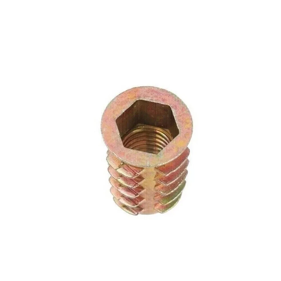 CIRCLE- 230Pcs Threaded Hex Drive Insert Fixing Wood Screw Inserts Nuts M4/M5/M6M8/M10