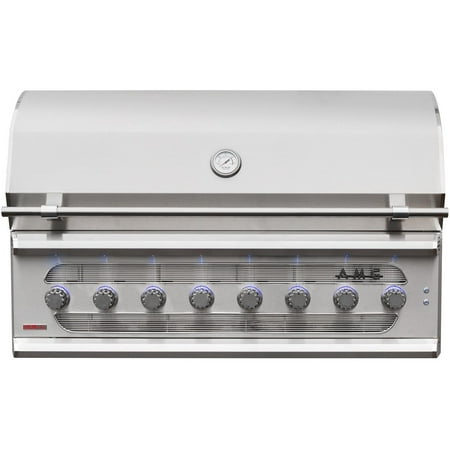 American Muscle Grill Built-In Charcoal/Gas Grill, 54", Propane