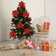 thumbnail image 4 of Flores navideñas Decoraciones para árboles de Navidad Flores de imitación de tela, 4 of 4