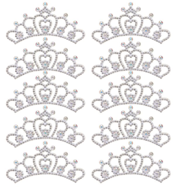 Crown Applique10PCS Rhinestones Cloth Applique Clothing Decor Clothes Applique Best in its Class