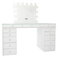 thumbnail image 5 of Impressions Vanity Slaystaion Pro 2.0 Makeup Vanity Desk with 5 Drawer Units and Lights Bundle (Bright White), 5 of 5