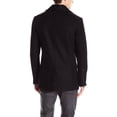 thumbnail image 2 of Kenneth Cole Reaction NEW Black Mens Size XL Double Breasted Peacoat, 2 of 3