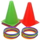 thumbnail image 4 of ColoMX 1 juego de conos de entrenamiento de fútbol para niños, juego de lanzamiento de anillos, conos de lanzamiento, conos deportivos para niños, 4 of 8