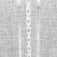 thumbnail image 6 of Rustic Table Runner Farmhouse Rustic Style 13“ x 72”, Braided Striped Linen Cream Table Runner with Tassels for Dining Room Kitchen Reading Dresser Déco-Light grey, 6 of 6
