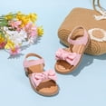 thumbnail image 7 of Duqingm Dress Sandals for Girls Baby Girls and Toddler Sporty Sandals With Adjustable Straps Pink,12, 7 of 7