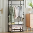 thumbnail image 2 of Multifunctional Coat Rack And Shoe Organizer For Space Saving Storage Entryway Bedroom Hanging Storage Capabilities, 2 of 10
