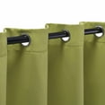 thumbnail image 2 of Bkue Nile Mills Modern, Classic Solid Semi Blackout Curtains, Set of 2, 42" x 63", Sage, 2 of 8