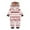 QZZ227-Red, variant on Matching Family Pajamas Christmas Hooded Onesie Sleepwear Long Sleeve Jumpsuit Front Zipper Xmas Print
