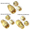 thumbnail image 2 of Kit de adaptador de antena Rf de 15 tipos, conector macho hembra convertidor Fo, 2 of 5