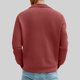 thumbnail image 4 of Ceisia Men's Spring Casual Solid Color Round Neck Long Sleeve Shirt - Comfortable Daily Outdoor Wear Gift, 4 of 8