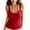 ZA-Red-tank tops for women, variant on Womens Tank Tops Trendy Sleeveless Striped Shirts Lace U Neck Button Down Blouses Casual Comfy Going Out Tee