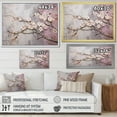 thumbnail image 4 of Designart "Apple Blossom euphony VII" Apple Blossom Floater Framed Canvas Print, 4 of 7