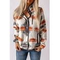 thumbnail image 5 of WQD Womens Fleece Shacket Jacket Winter Sherpa Coat Long Sleeve Warm Fuzzy Casual Western Aztec Print Outerwear Soft Cozy Snap Button Down Fashion Top with Pockets, 5 of 7