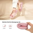 thumbnail image 5 of EverFoams Women's Ballerina Slippers Lightweight Comfy Memory Foam House Shoes with Stretchable Heel Design Pink,5-6 US, 5 of 7