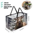 thumbnail image 2 of Christmas Reusable Foldable Large Capacity Oxford Cloth Storage Basket Easter Picnic Basket, 2 of 7