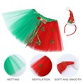 thumbnail image 4 of KAKOWELY 1 juego de diadema y falda tutú para disfraz de Navidad, decoración para fiestas infantiles (colores surtidos), 4 of 4