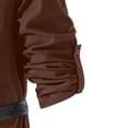 thumbnail image 5 of LEKWK Renaissance Costume Men Long Sleeve Vintage Pirate Viking Tops V Neck Lace Up Shirts with Belt Medieval Halloween Costume, 5 of 5