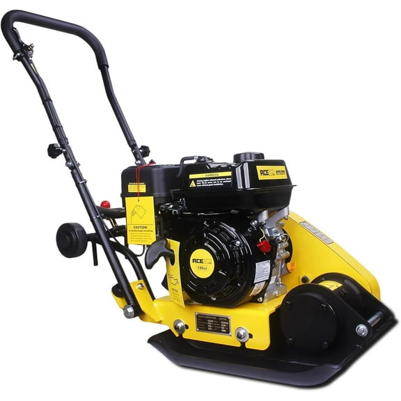 Aceup Energy 6.5HP, 2700lb, Gas, 196cc, Gasoline, 21x14.6 Plate Compactors, 5500VPM