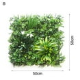 50*50CM Artificial Plant Flower Wall Panels UV Realistic Indoor Outdoor