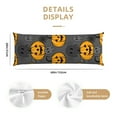 thumbnail image 2 of Halloween Body Pillow Cover, pumpkin halloween ghosts Halloween Decorations Body Pillow Cases with Zipper Soft Smooth Skin Friendly Long Pillow Case 20x60 inches, 1Pc, 2 of 7