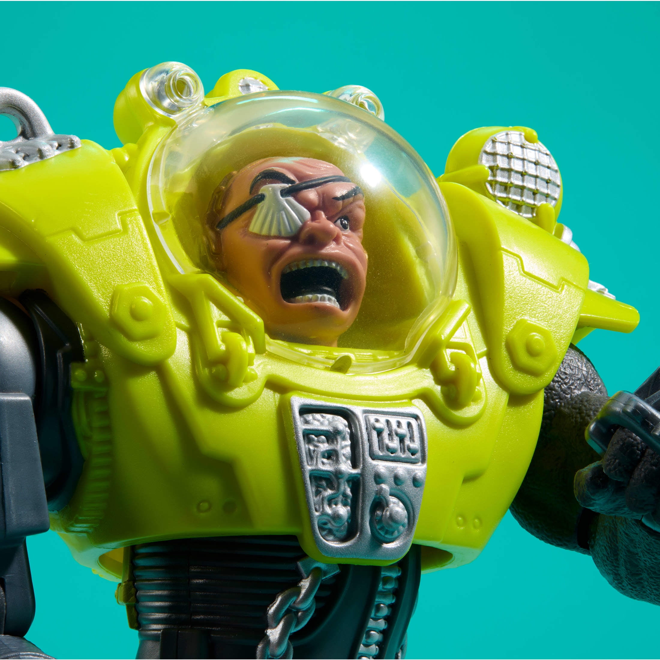 Street Sharks Dr. Piranoid Action Figure Toy, Half-Man