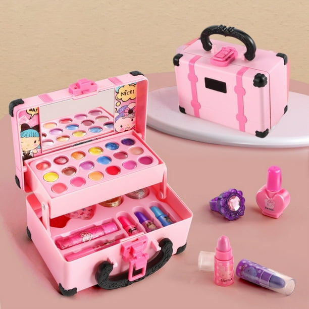 Ensemble de jeu de maquillage pour filles, outils de coiffure pour