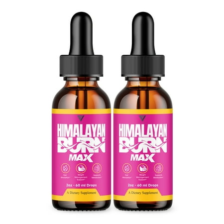 (2 Pack) Himalayan Burn Max Drops, Himalaya Burn Max Advanced Supplement (4oz)